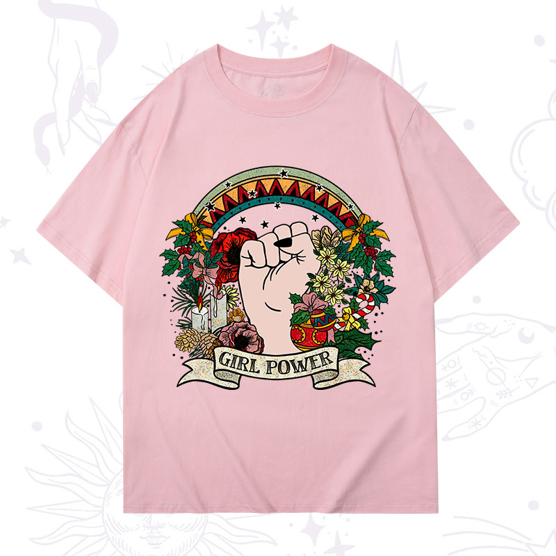 Purplehecate Christmas Girl Power T-Shirt