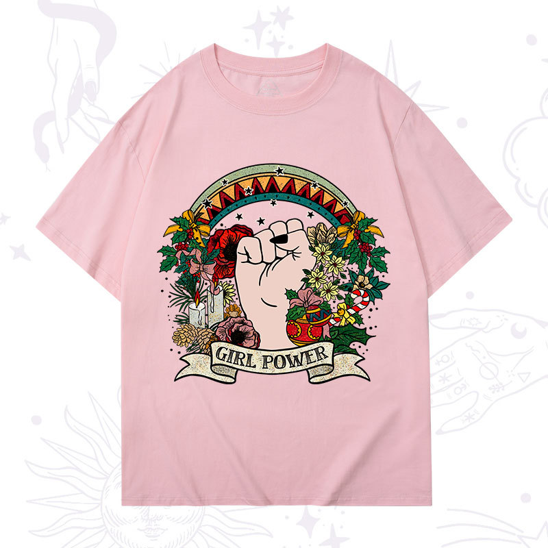 Purplehecate Christmas Girl Power T-Shirt