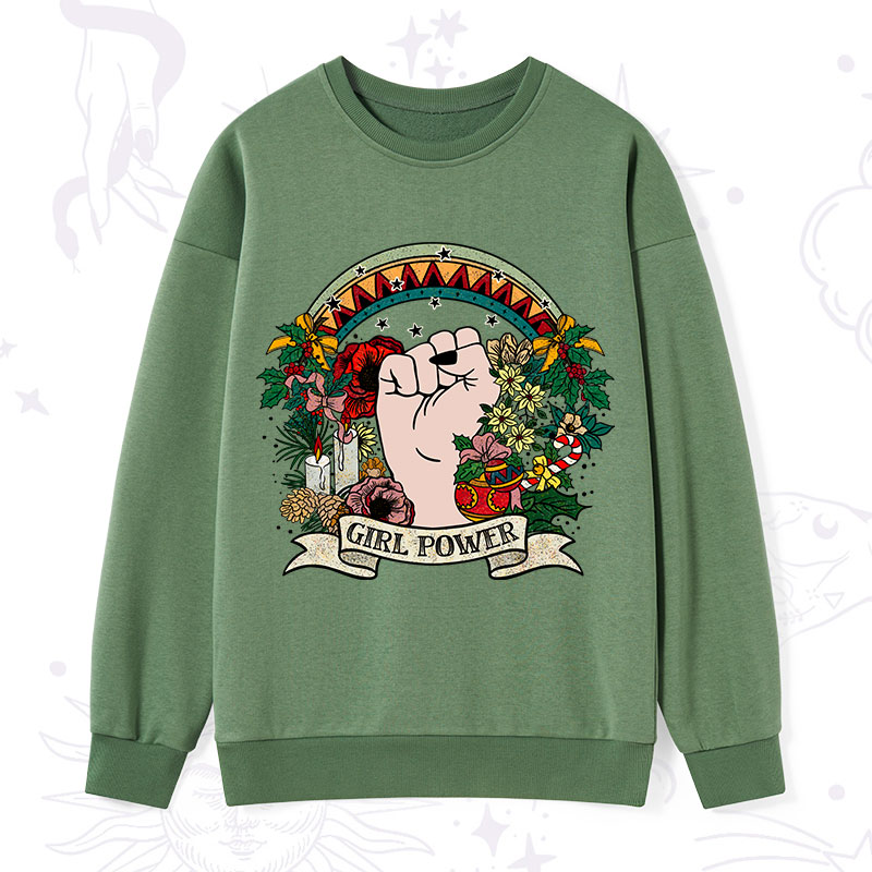 Purplehecate Christmas Girl Power Sweatshirt