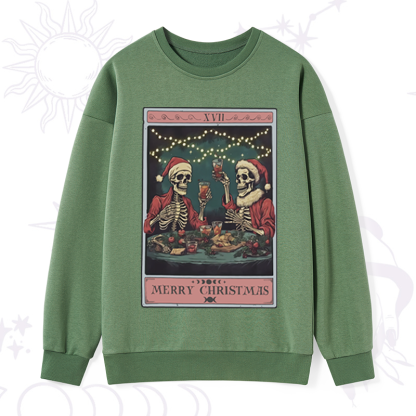 Purplehecate Christmas Dinner Tarot Sweatshirt