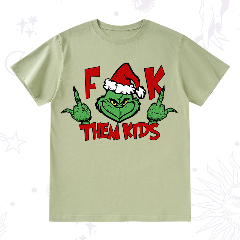 Purplehecate Fuck Them Kids Grinch Christmas T-Shirt