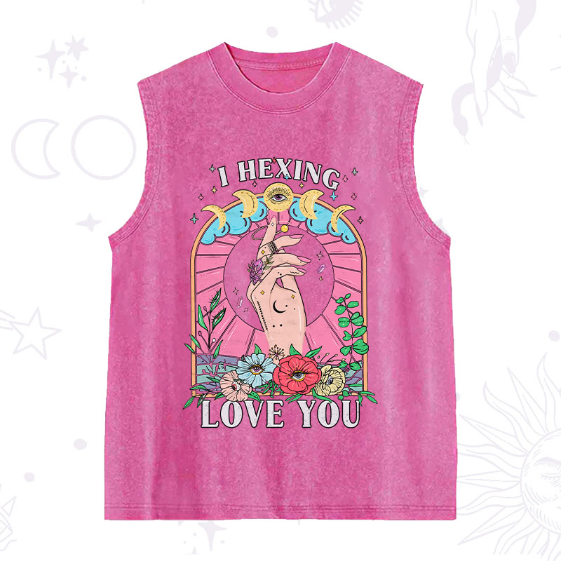 Purplehecate I Hexing Love You Washed Tank