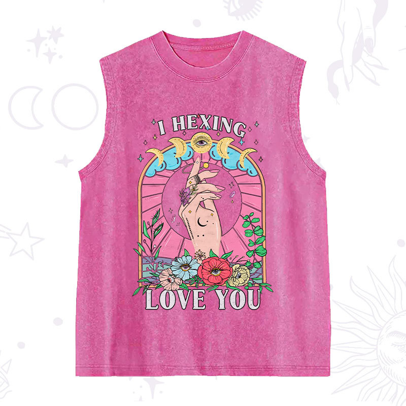 Purplehecate I Hexing Love You Washed Tank