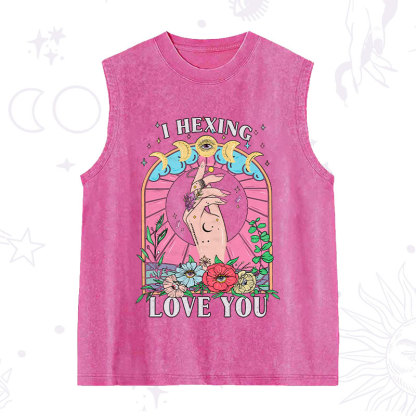 Purplehecate I Hexing Love You Washed Tank