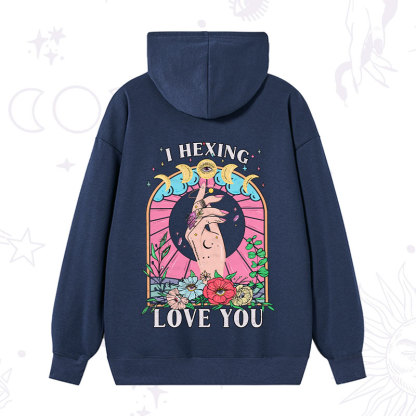 Purplehecate I Hexing Love You Hoodie
