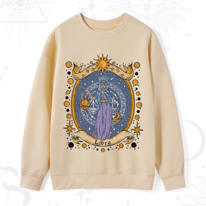 Purplehecate Celestial Libra Zodiac Sweatshirt