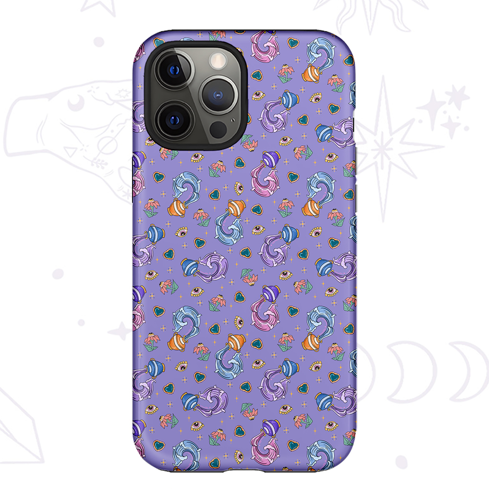 Purplehecate Aquarius Spirit Zodiac Phone Case