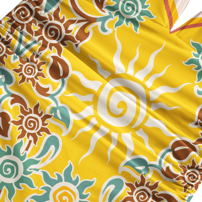 Purplehecate Solar Whispers Witch One-Piece Swimsuit