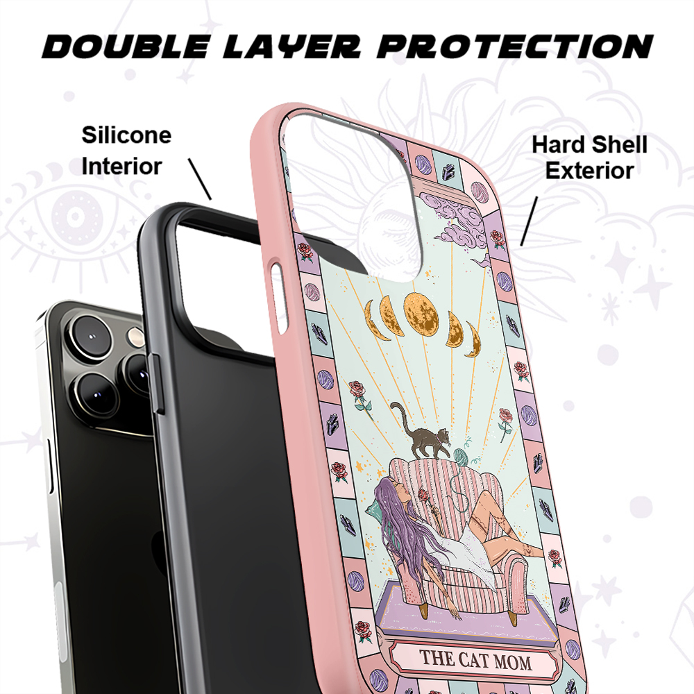Purplehecate The Cat Mom Tarot Phone Case