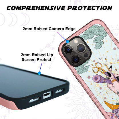 Purplehecate The Quilter Tarot Card Phone Case