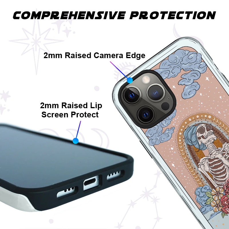 Purplehecate The Zero Of Fucks Tarot Card Phone Case