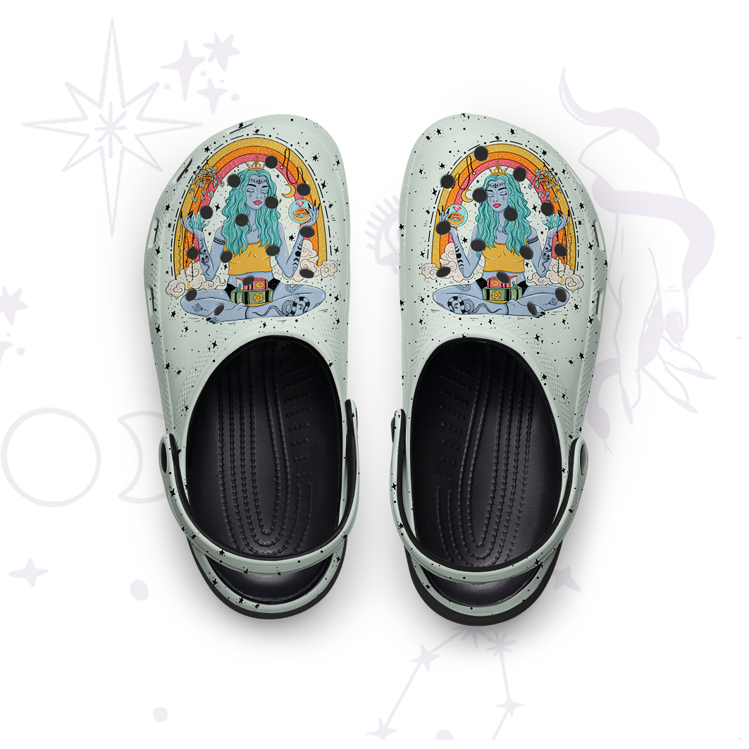 Purplehecate I'm The Queen Of All My Dreams Rubber Clogs