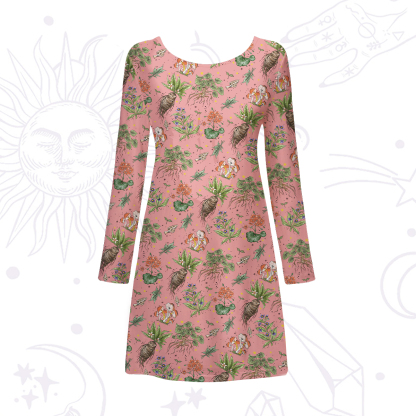 Purplehecate Magical Herbcraft Beachwear Cover-Up Dress