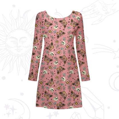 Purplehecate The Endings Won't End You Beachwear Cover-Up Dress