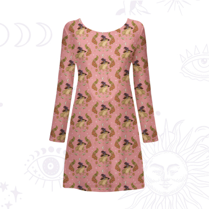 Purplehecate The Frog Beachwear Cover-Up Dress