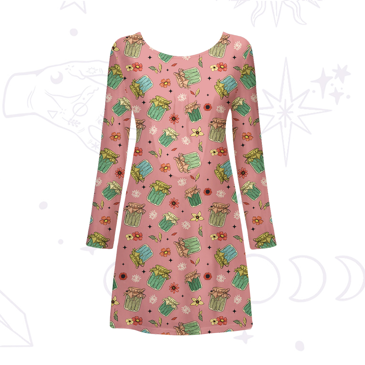 Purplehecate The Pickles Beachwear Cover-Up Dress