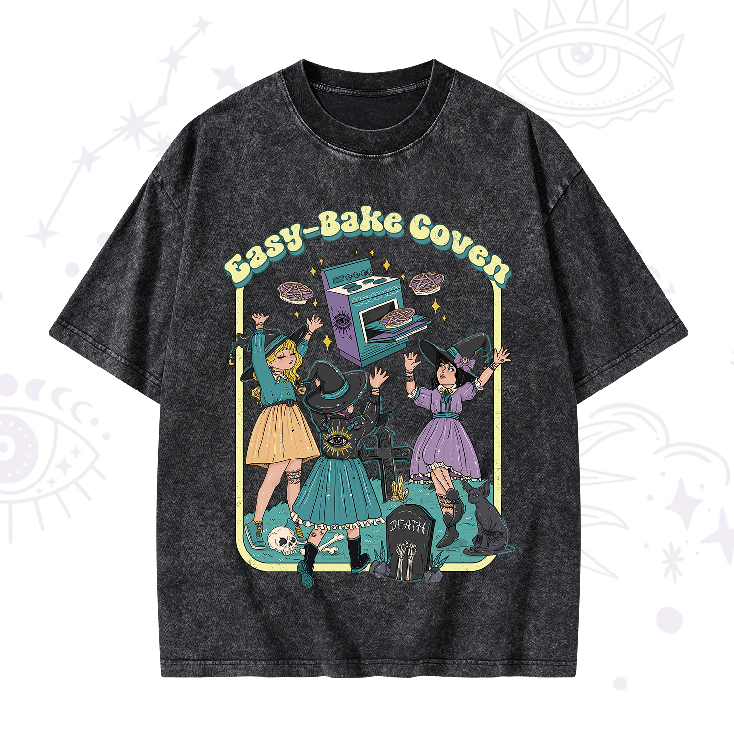 Purplehecate Easy Bake Coven Washed T-Shirt