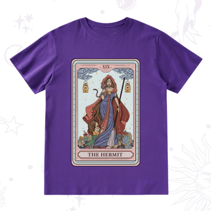 Purplehecate The Hermit Tarot Card T-Shirt
