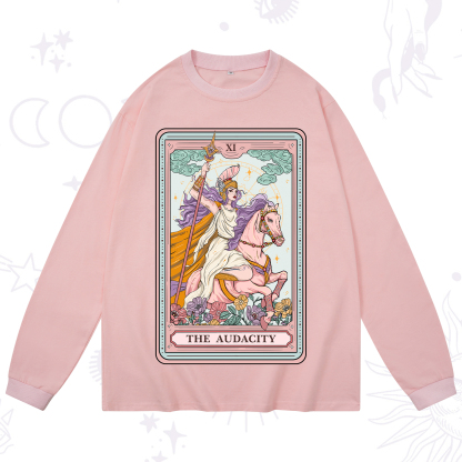 Purplehecate The Audacity Tarot Card Long Sleeve T-Shirt