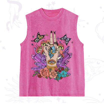 Purplehecate Mystic Crystal Divination Washed Tank