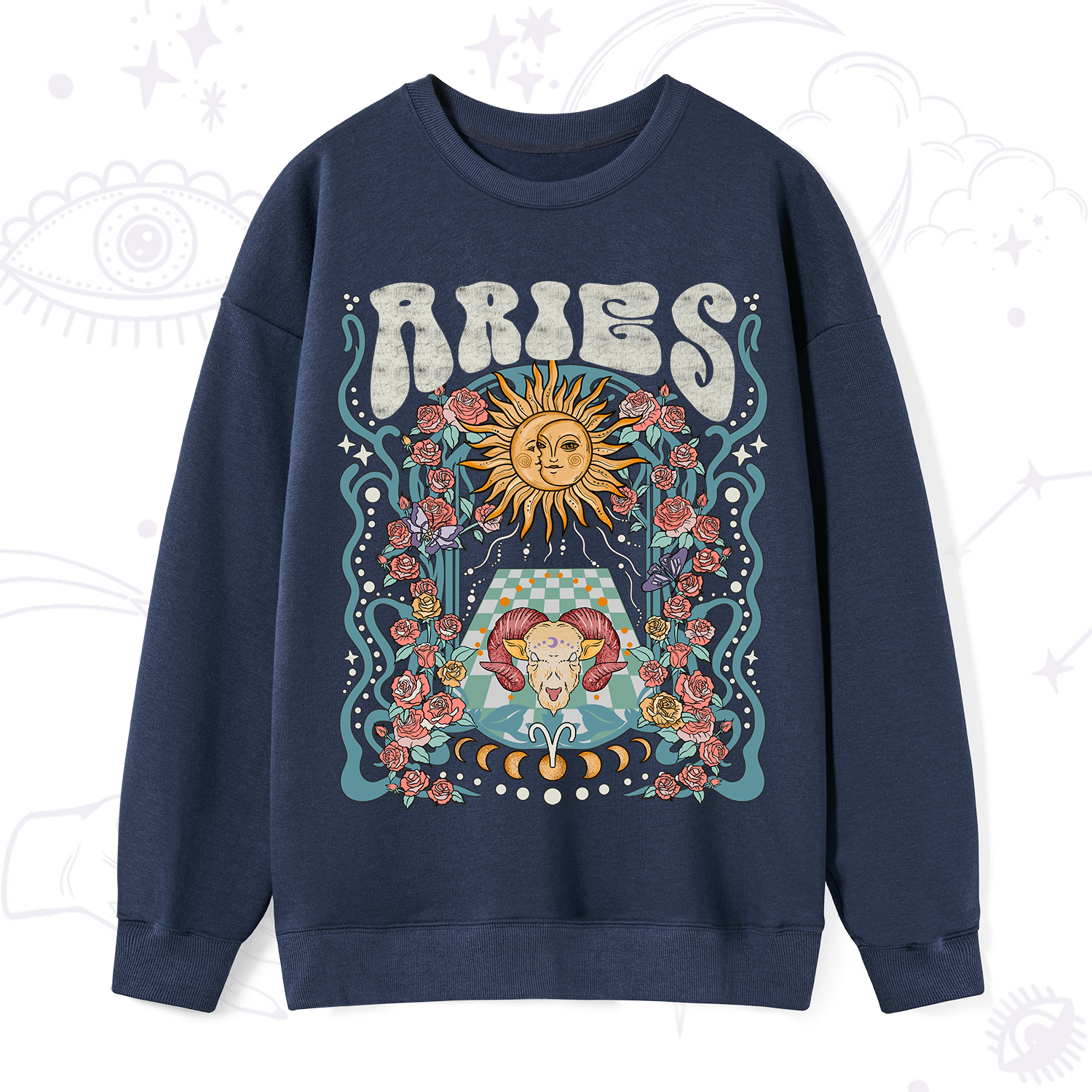 Purplehecate Aries Spirit Zodiac Sweatshirt