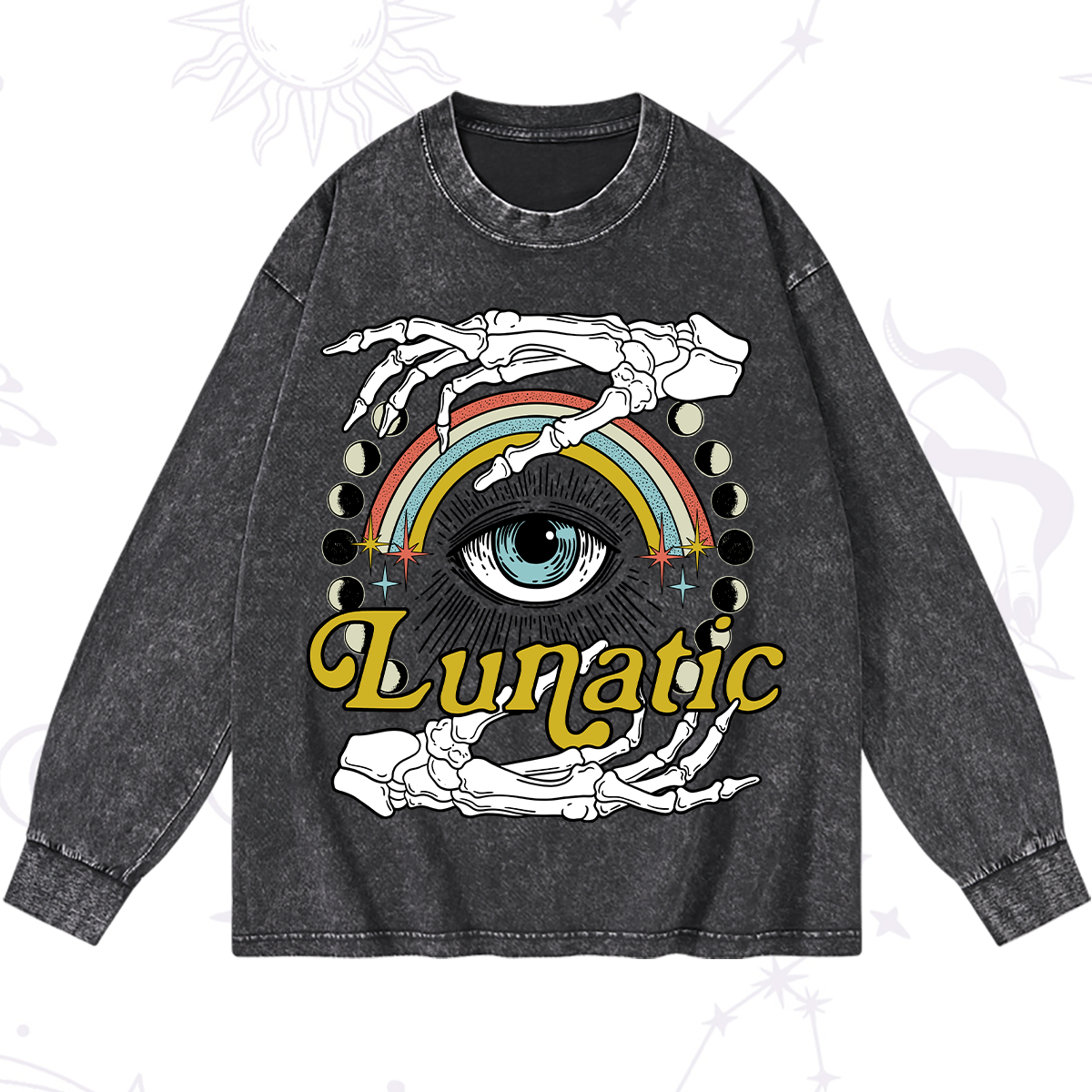 Magic Purplehecate Lunatic Washed Long Sleeve Shirt