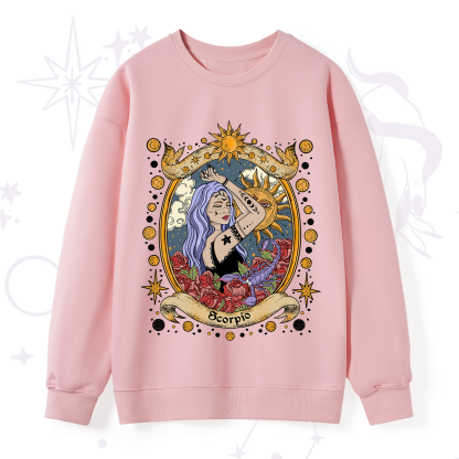 Purplehecate Scorpio Radiance Zodiac Sweatshirt
