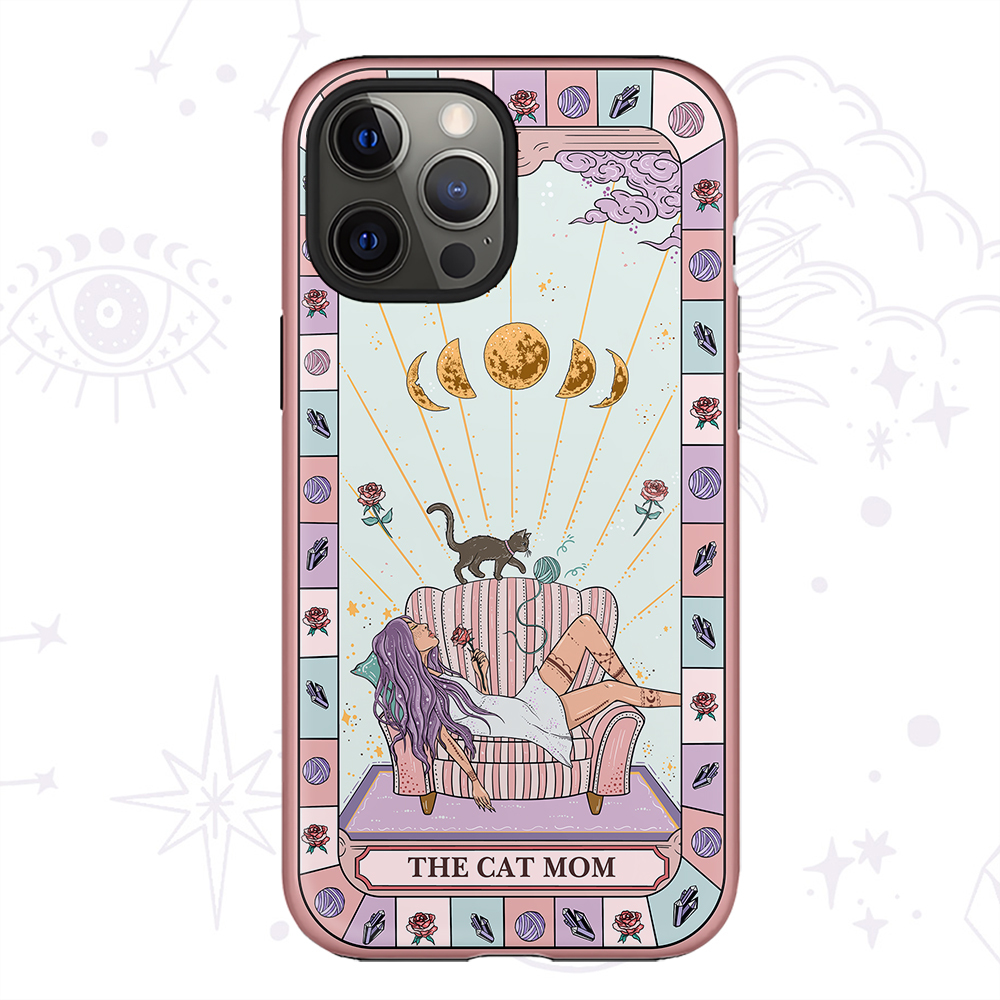 Purplehecate The Cat Mom Tarot Phone Case