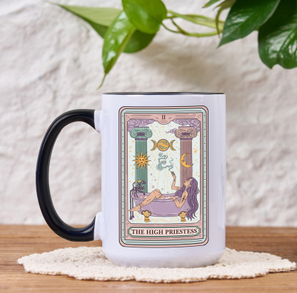 Purplehecate The High Priestess Tarot Mug
