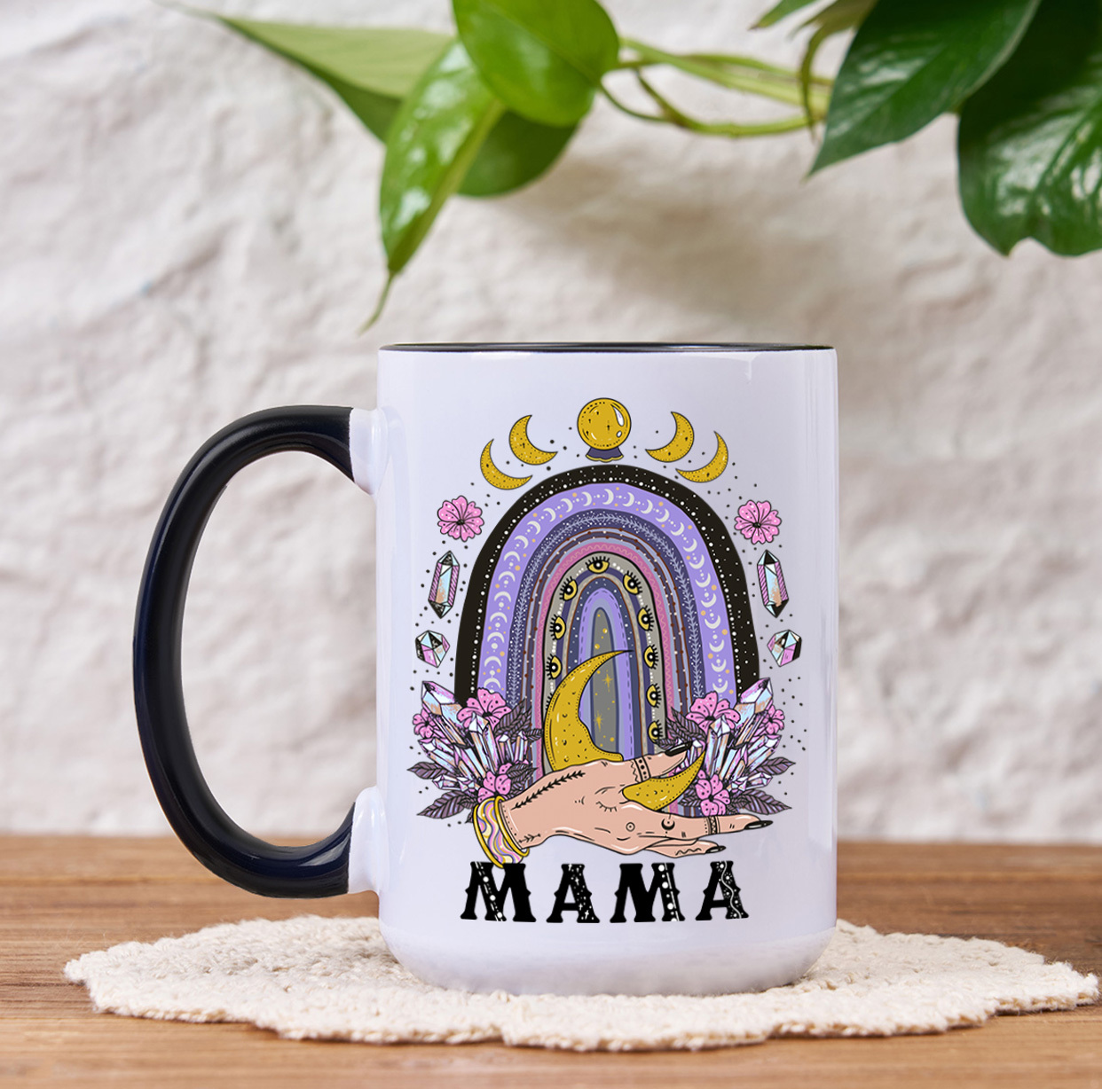 Purplehecate Gothic Mama Rainbow Mug