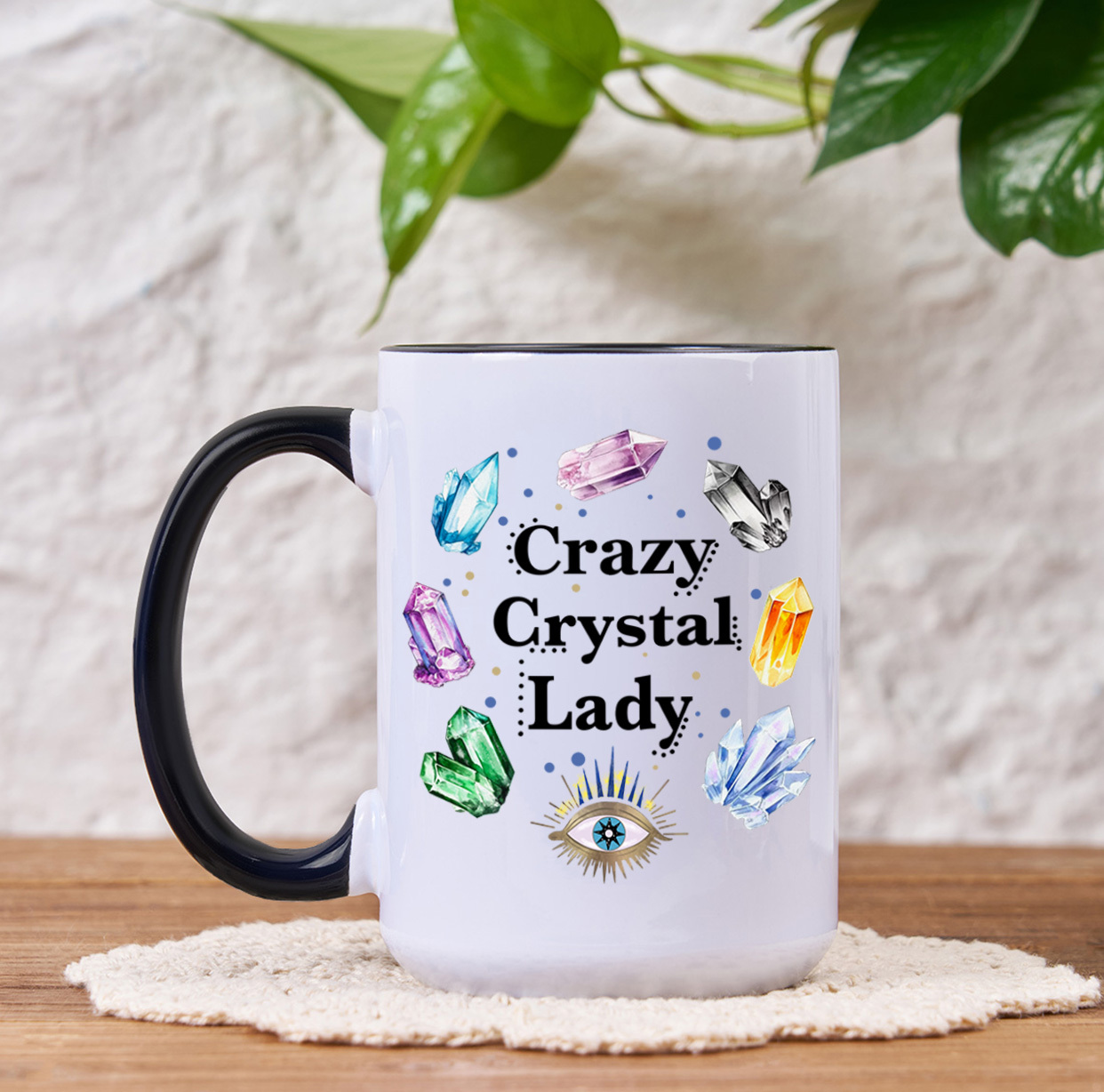 Purplehecate Crazy Crystal Lady Mug