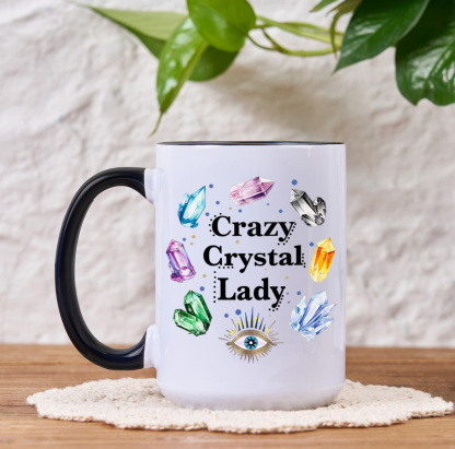 Purplehecate Crazy Crystal Lady Mug