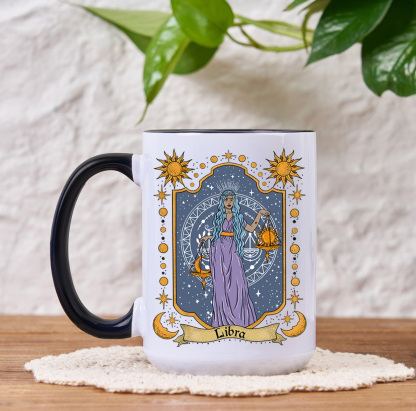 Purplehecate Libra Zodiac Mug