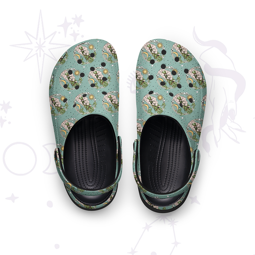 Purplehecate Go Sage Yourself Rubber Clogs