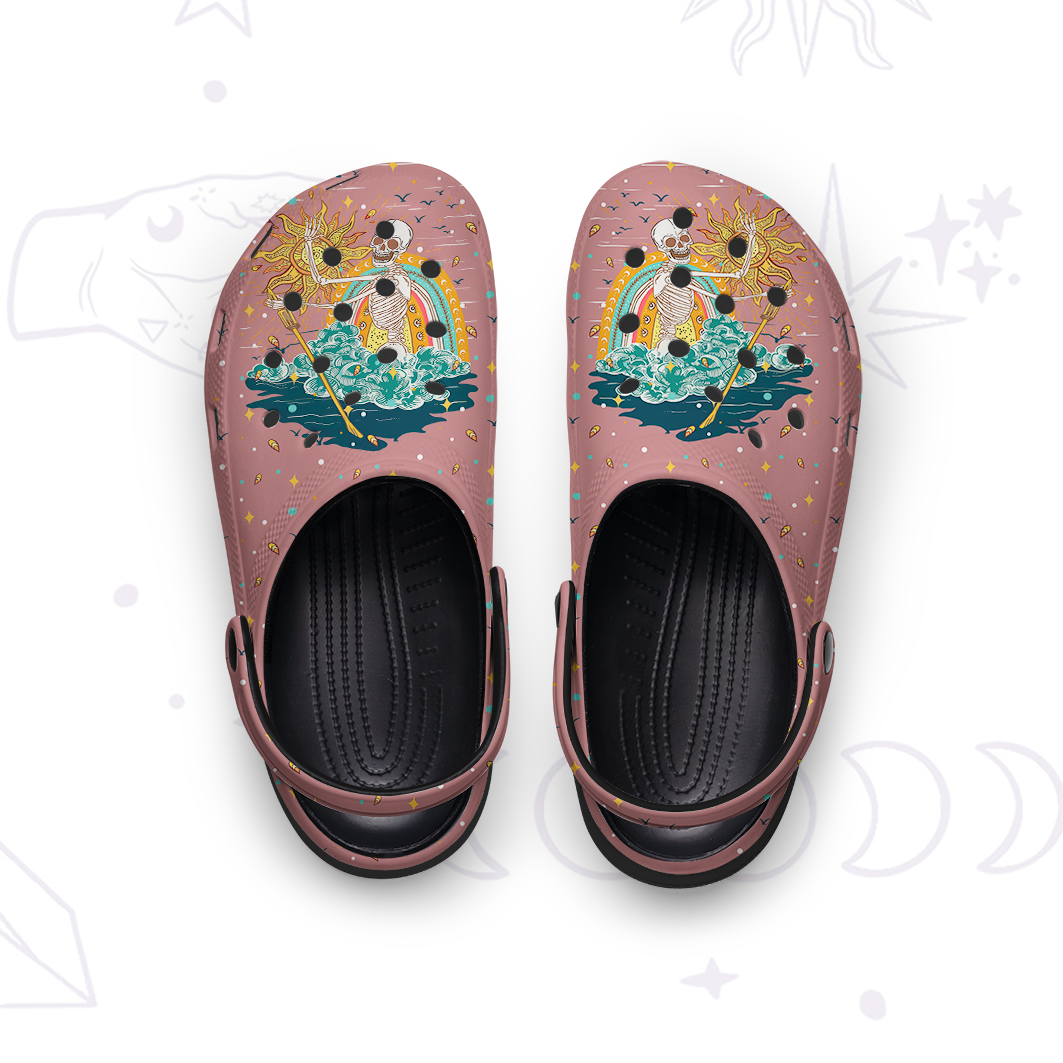 Purplehecate The Audacity Tarot Card Rubber Clogs