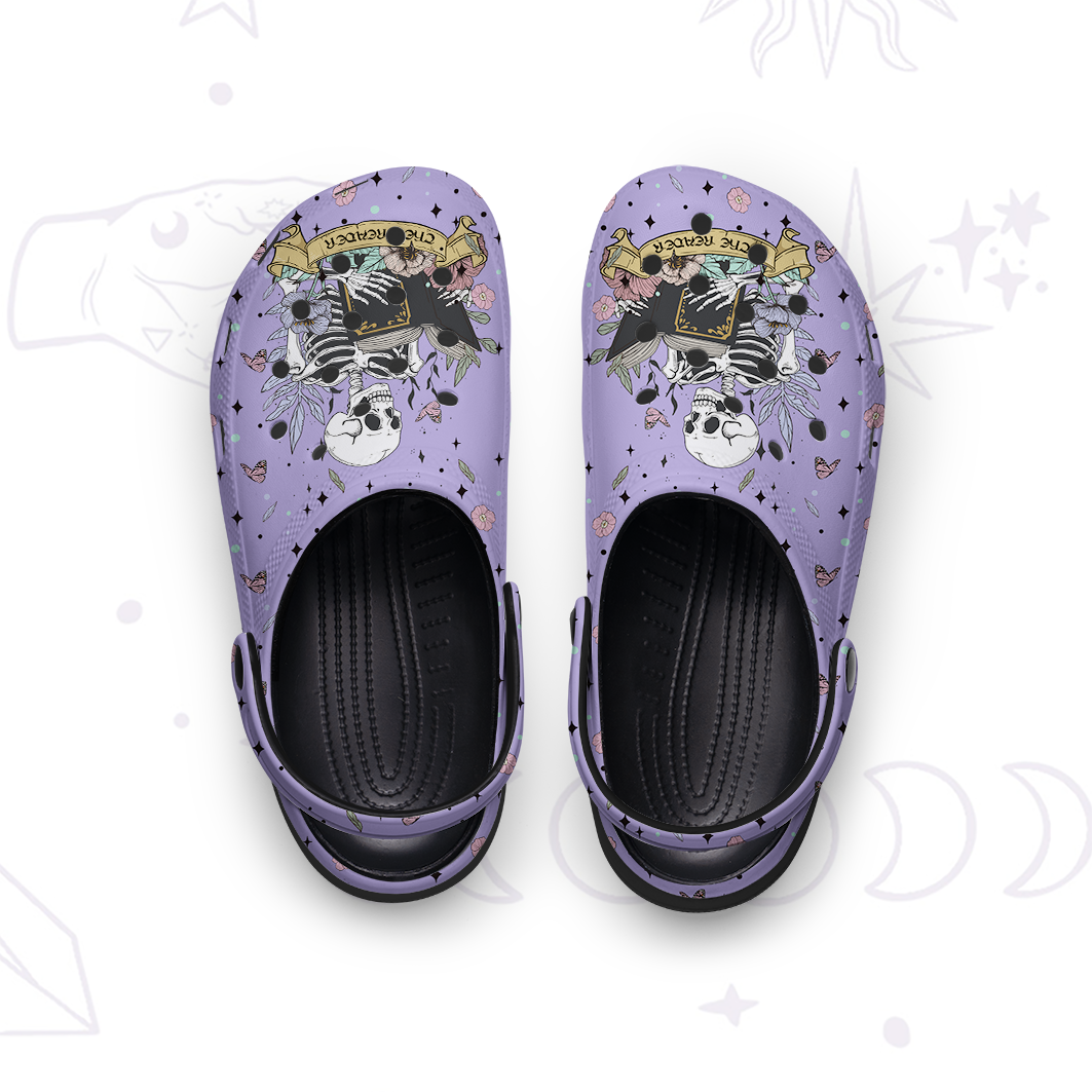 Purplehecate The Reader's Tarot Rubber Clogs