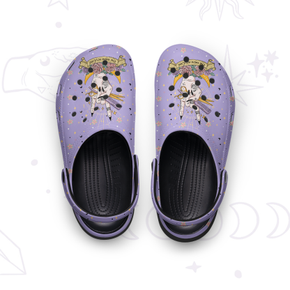 Purplehecate The Hair Stylist Tarot Rubber Clogs