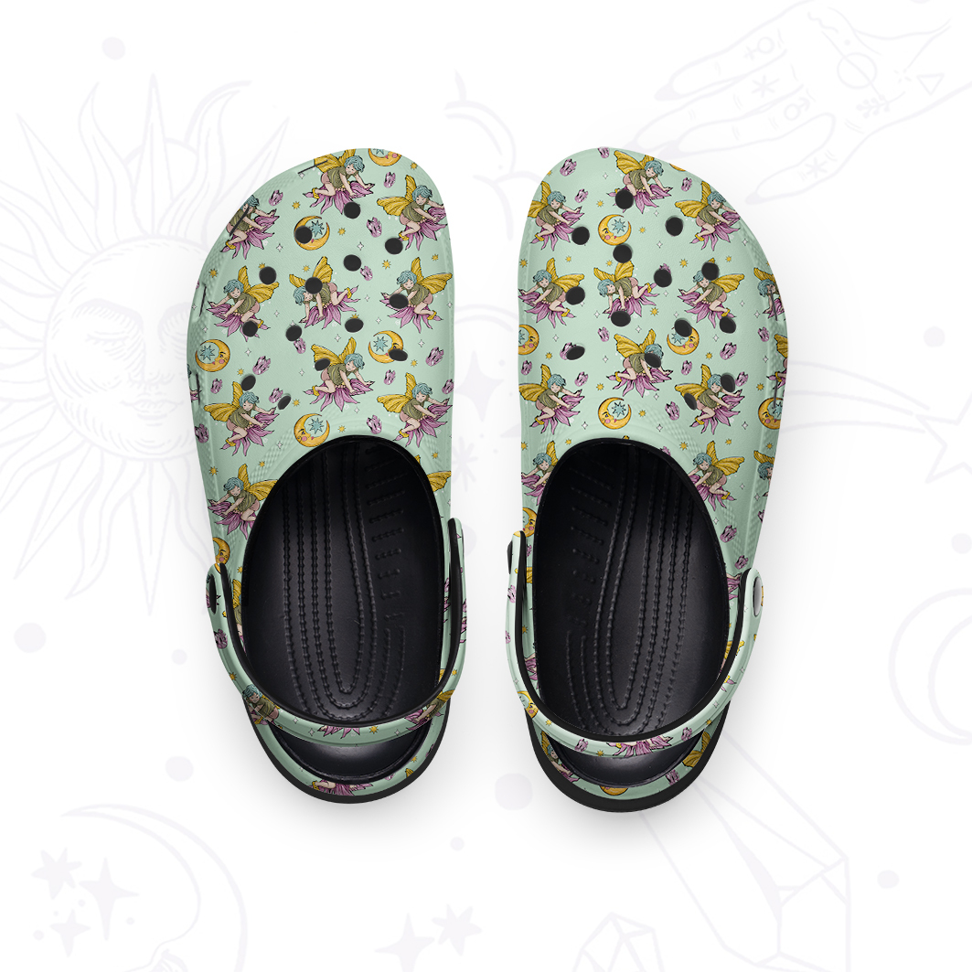 Purplehecate Fairy Dust Rubber Clogs