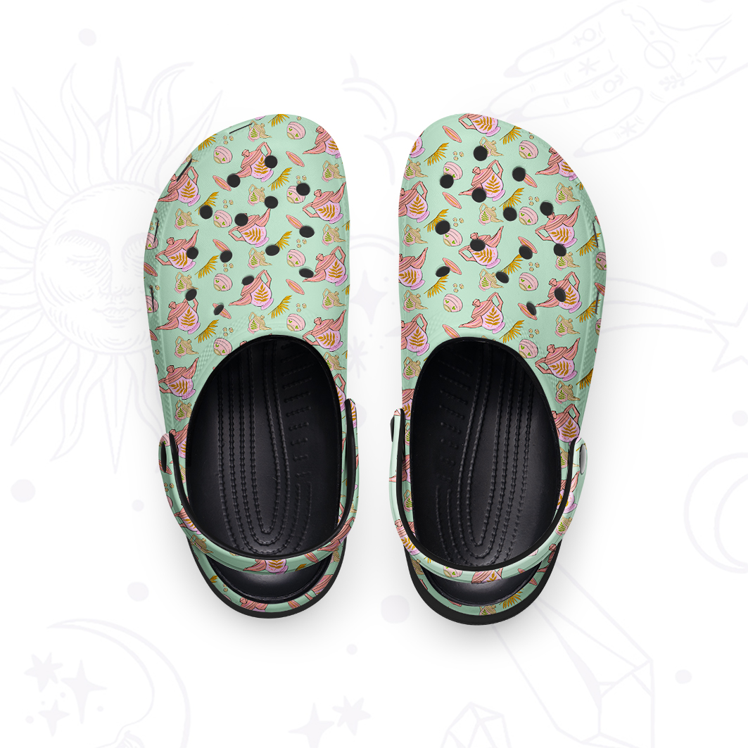 Purplehecate Purple Fantasy Rubber Clogs