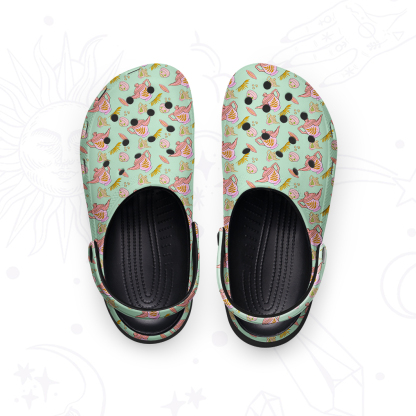 Purplehecate Purple Fantasy Rubber Clogs