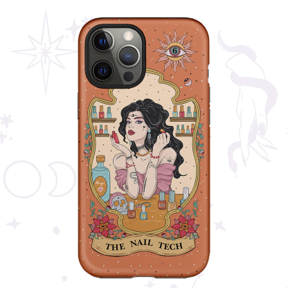 Purplehecate The Nail Tech Tarot Ancient Mirror Phone Case