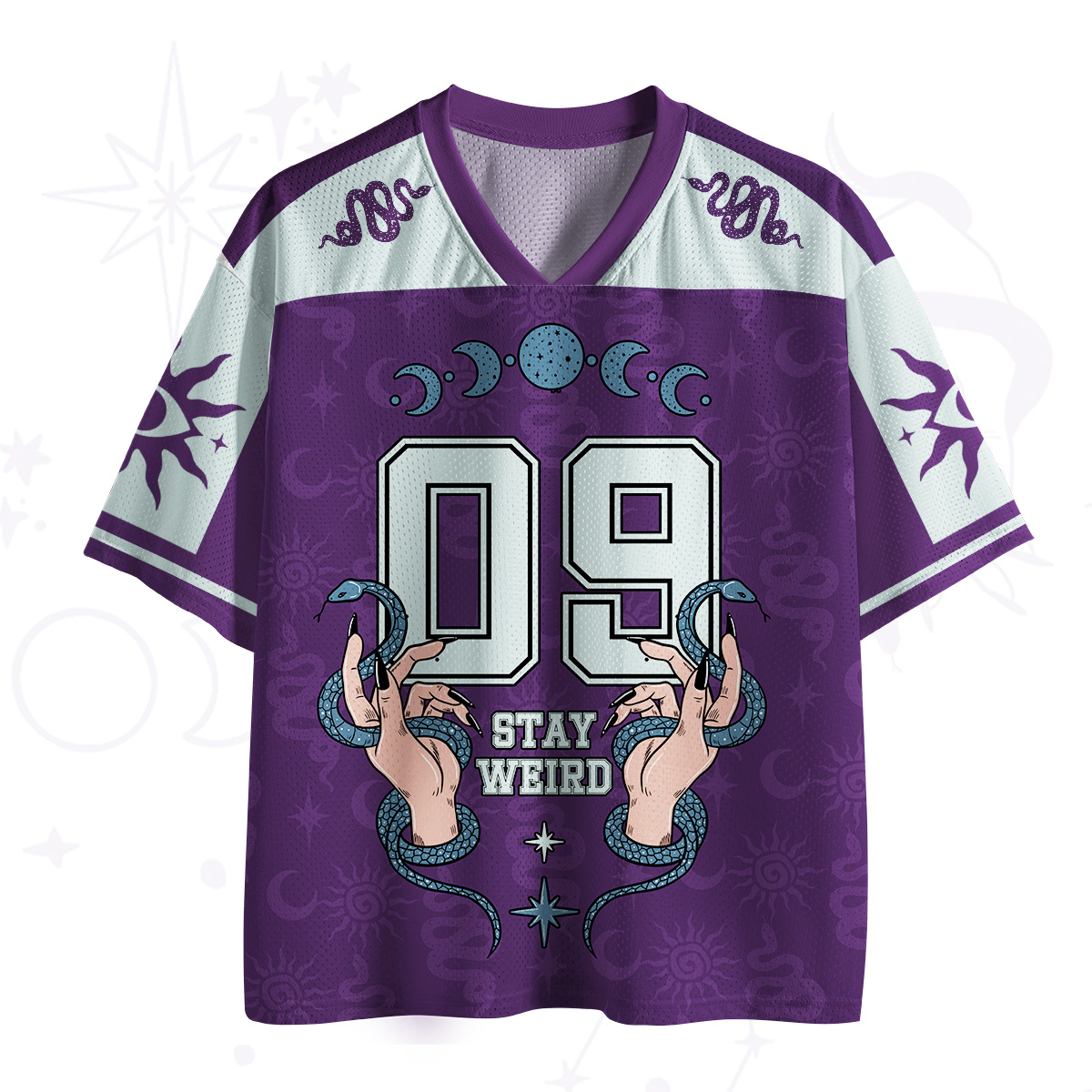 Purplehecate Stay Weird Mesh Jersey