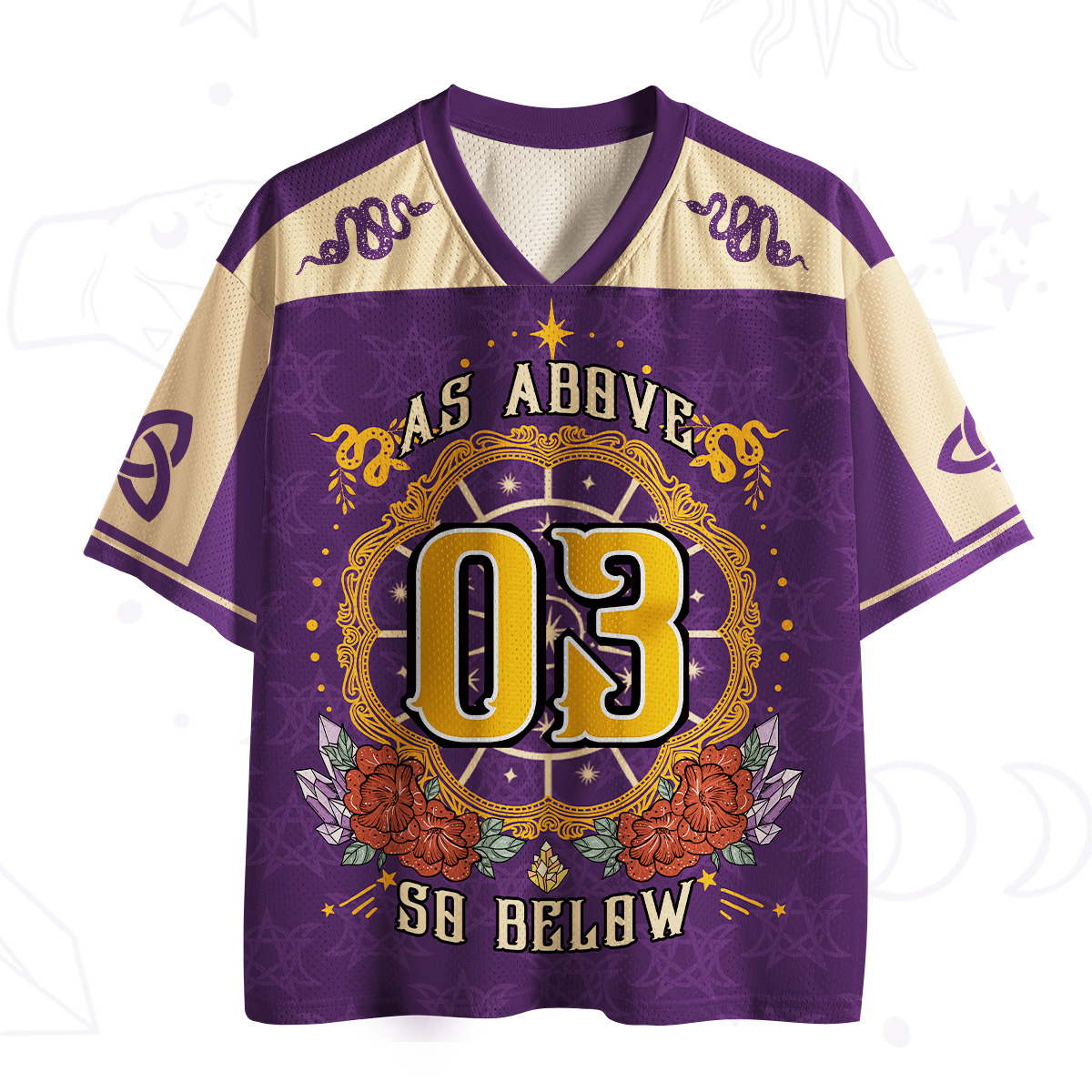 Purplehecate As Above So Below Mesh Jersey
