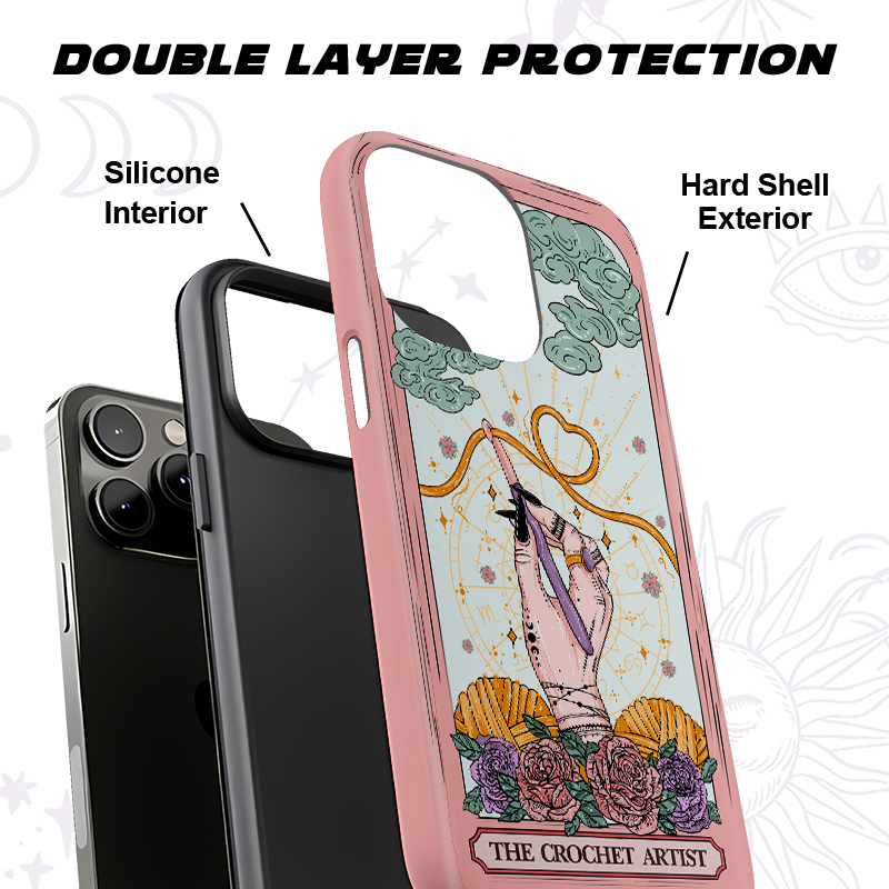 Purplehecate The Crochet Artist Tarot Card Phone Case