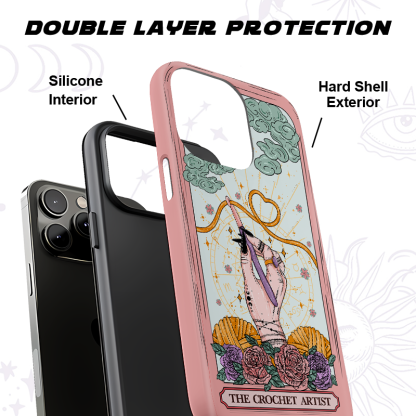 Purplehecate The Crochet Artist Tarot Card Phone Case