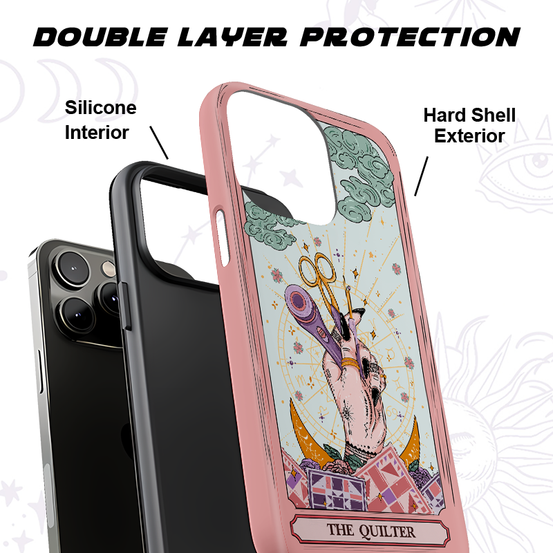 Purplehecate The Quilter Tarot Card Phone Case