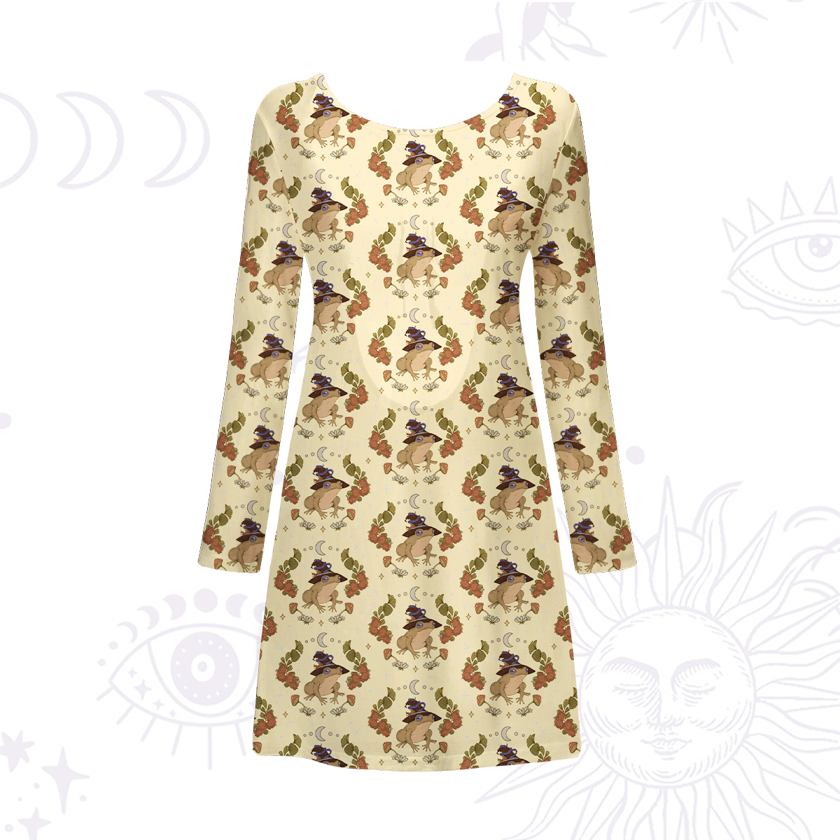 Purplehecate The Frog Beachwear Cover-Up Dress