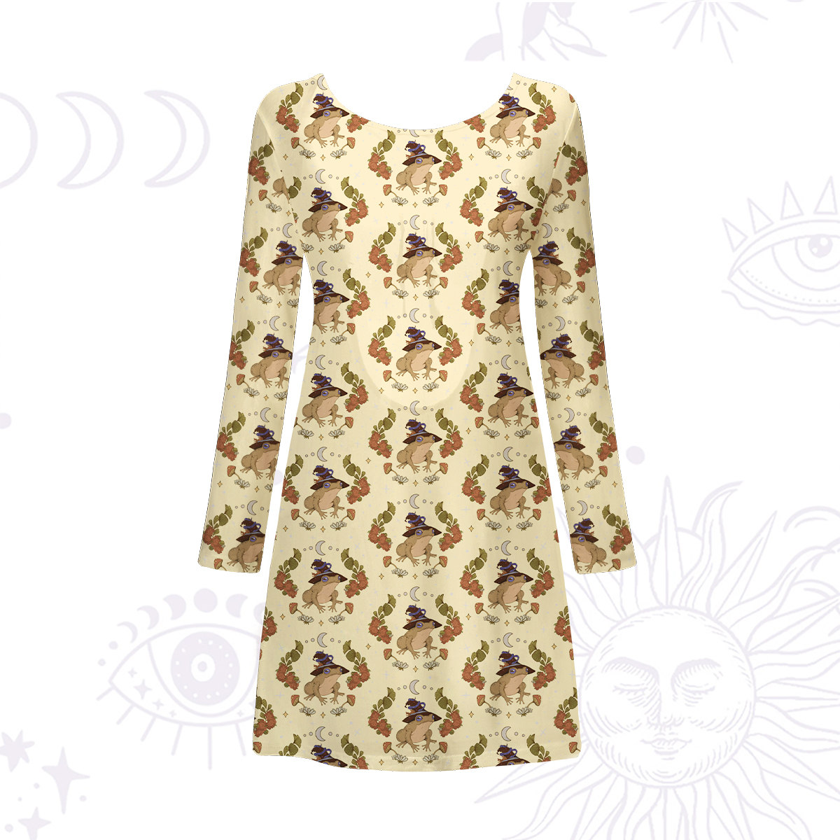 Purplehecate The Frog Beachwear Cover-Up Dress