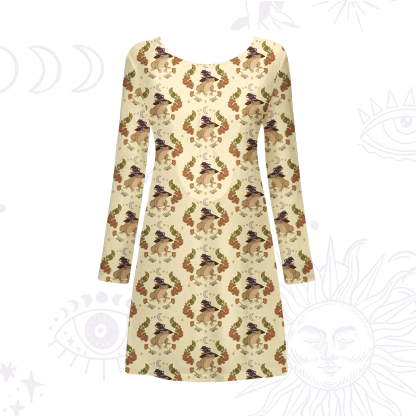 Purplehecate The Frog Beachwear Cover-Up Dress