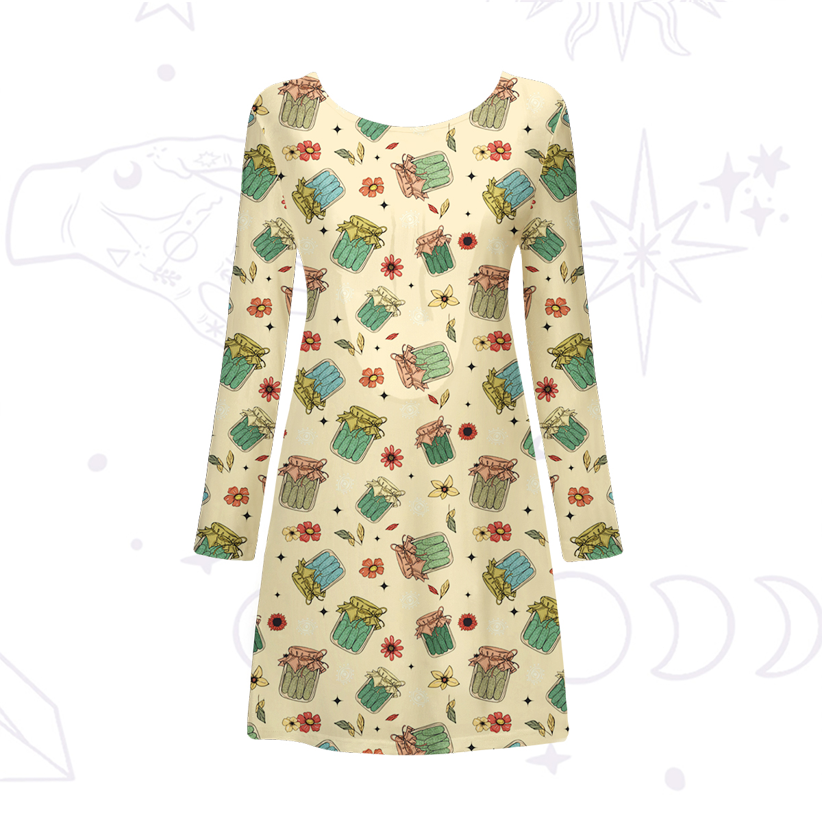 Purplehecate The Pickles Beachwear Cover-Up Dress